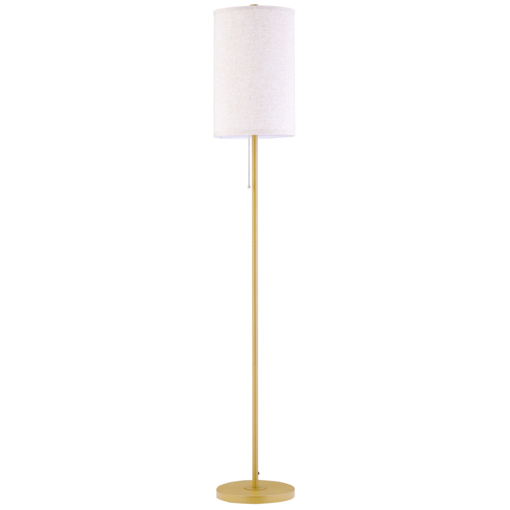 Moderne Stehlampe mit Stoffschirm – Elegante Wohnzimmerlampe mit E27-Fassung für Schlafzimmer, Büro & Leseecke