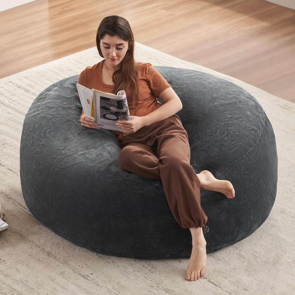 XXL Sitzsack-Sofa 5FT für Erwachsene – Gemütlicher Relax- und Lesesessel für Wohnzimmer, Schlafzimmer und Balkon