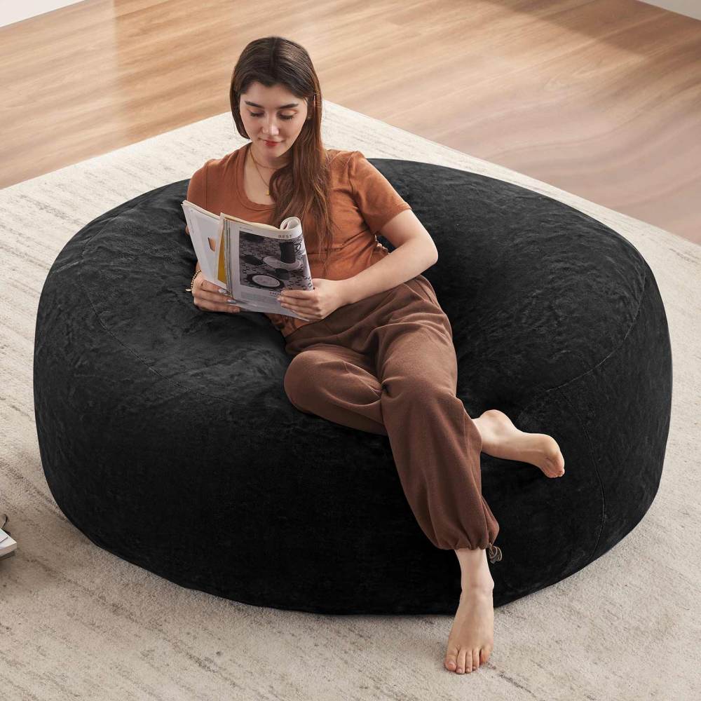 XXL Sitzsack-Sofa 5FT für Erwachsene – Gemütlicher Relax- und Lesesessel für Wohnzimmer, Schlafzimmer und Balkon