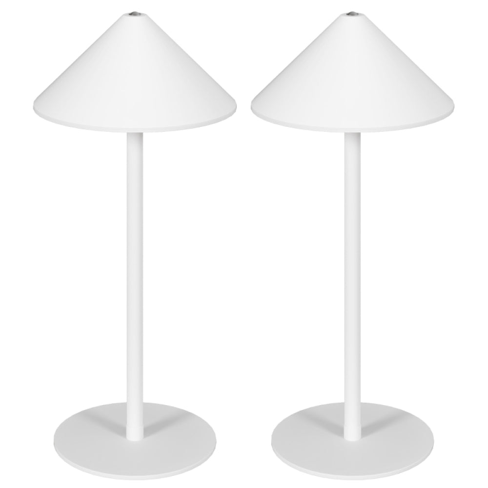 Kabellose LED-Tischlampe mit Touch-Steuerung – Dimmbare Akku-Leuchte mit 3 Lichtfarben & USB-C Aufladung