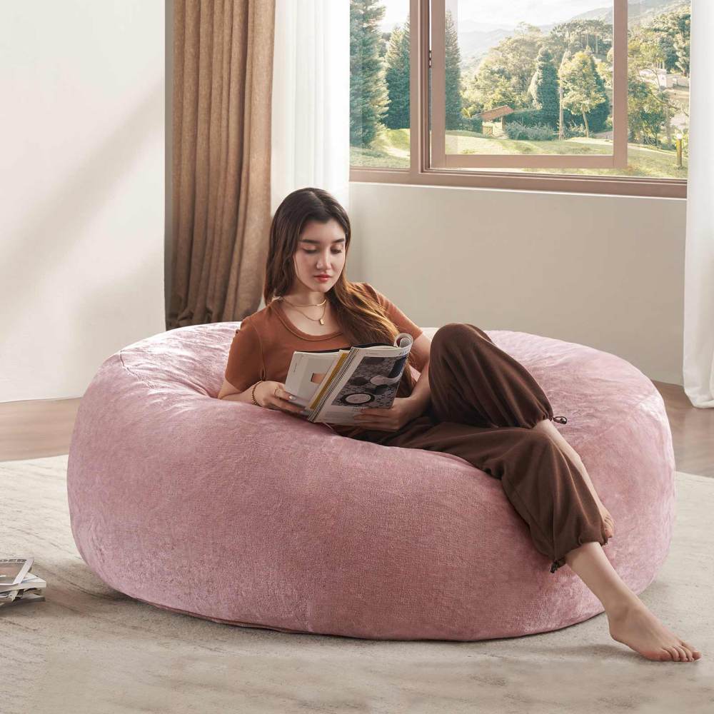 XXL Sitzsack-Sofa 5FT für Erwachsene – Gemütlicher Relax- und Lesesessel für Wohnzimmer, Schlafzimmer und Balkon