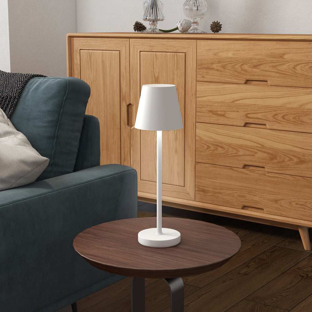 Kabellose LED-Tischlampe mit Akku & Touch-Steuerung – Wiederaufladbare Nachttischlampe mit 3 Lichtfarben